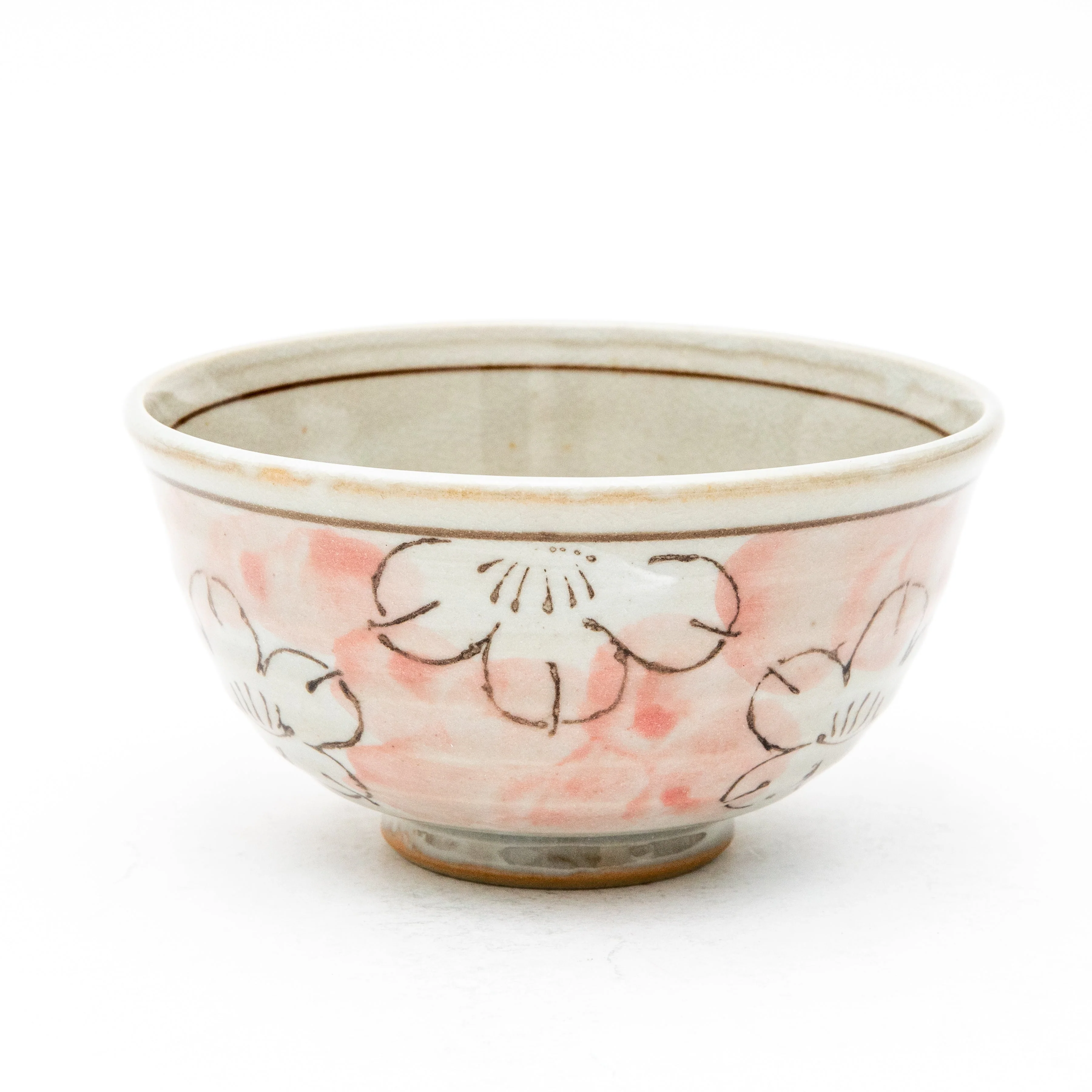 12.0cm Set of 2 Flowers For Gift In Box Ceramic Rice Bowls - Image 4