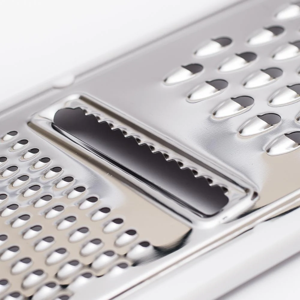 3-in-1 Grater (3-Way/Silver/White/24.5x11.2cm) - Image 8