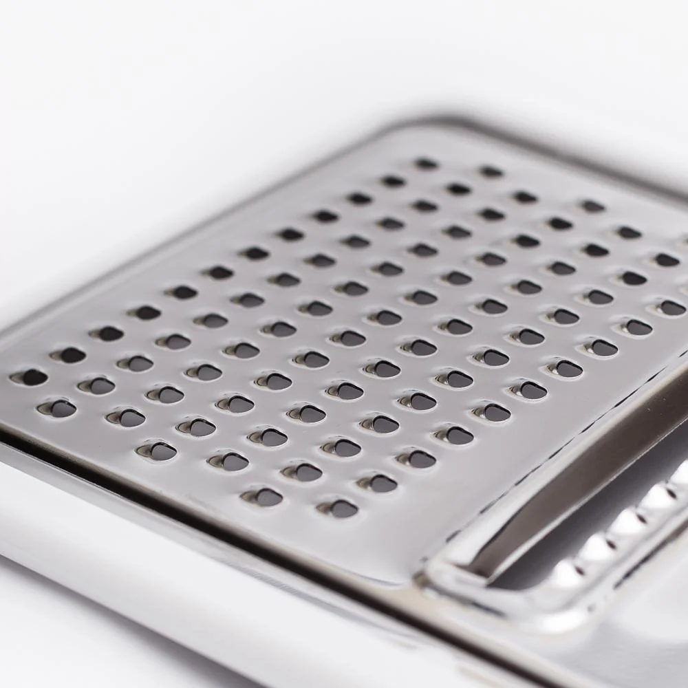 3-in-1 Grater (3-Way/Silver/White/24.5x11.2cm) - Image 9