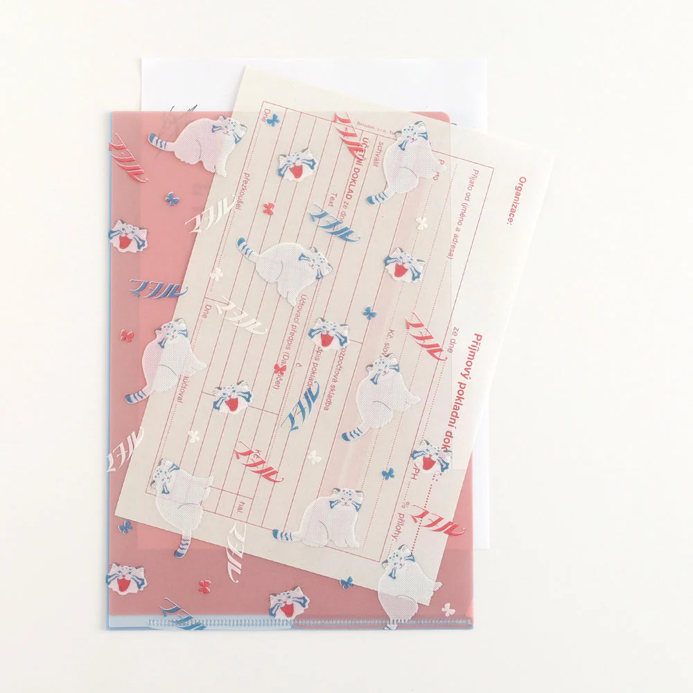 A5 Pallas's Cat 3 Pockets File Folder - Image 2