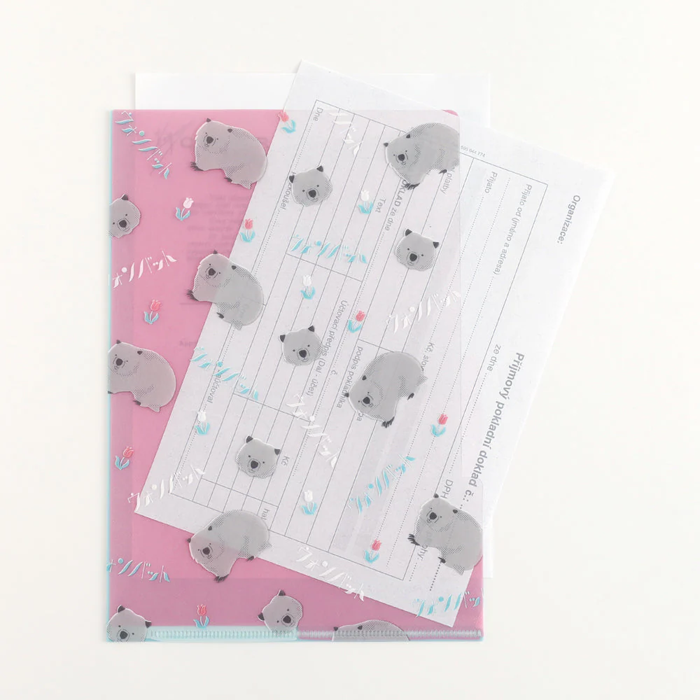 A5 Wombat 3 Pockets File Folder - Image 2