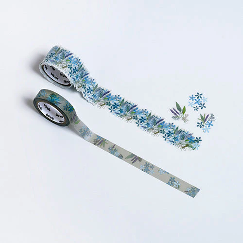 Bande 2pcs Blue Star Flower Washi Masking Tape & Stickers BDA659 - Image 3