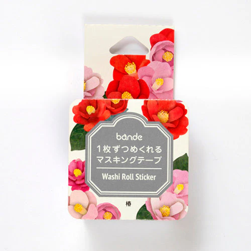 Bande Camellia Individual Pieces Washi Masking Tape BDA333