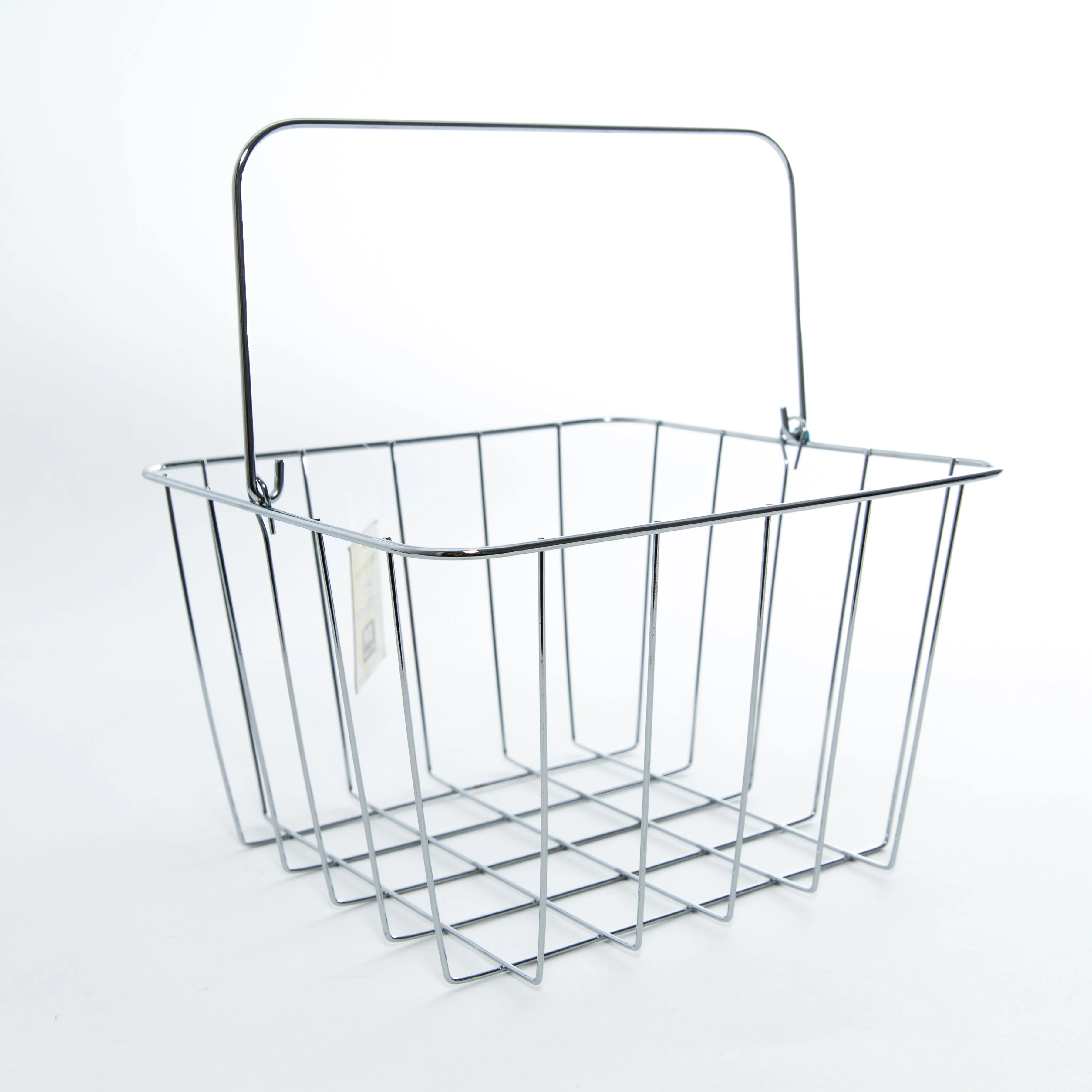 Square Steel Basket with Handle - Image 2