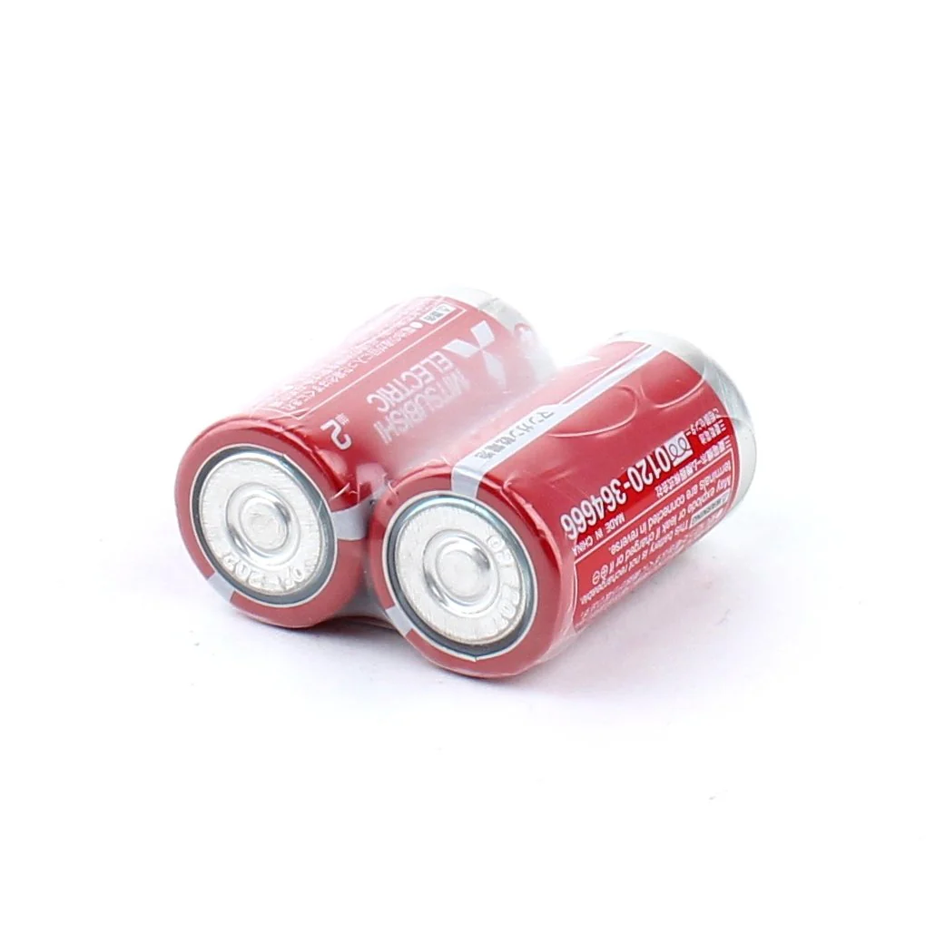 Mitsubishi Manganese C Size R14PD Batteries (2pcs) - Image 3