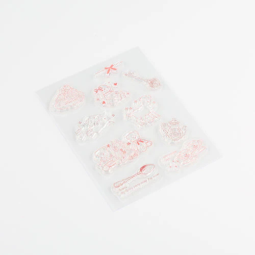 BGM Alice Tea Time Clear Stamps - Image 2