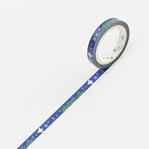 BGM Birds & Starry Sky Washi Masking Tape BM-LSG120 - Image 2