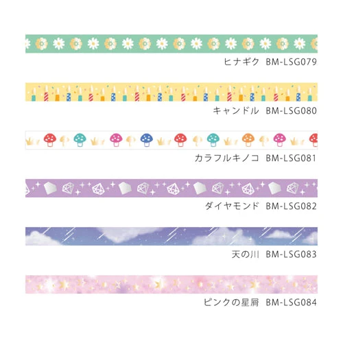 BGM Candle Washi Masking Tape BM-LSG080 - Image 6