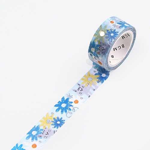 BGM Cat Cosmos Washi Masking Tape - Image 2