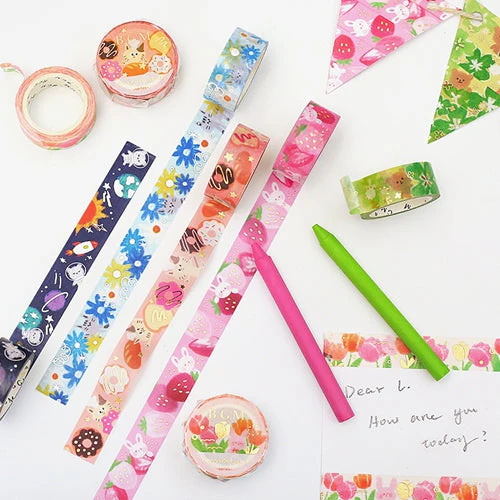 BGM Cat Cosmos Washi Masking Tape - Image 6