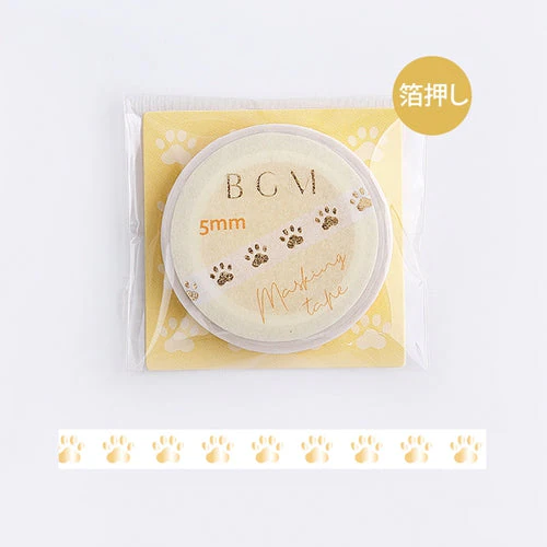 BGM Cat Paw Washi Masking Tape BM-LSG074