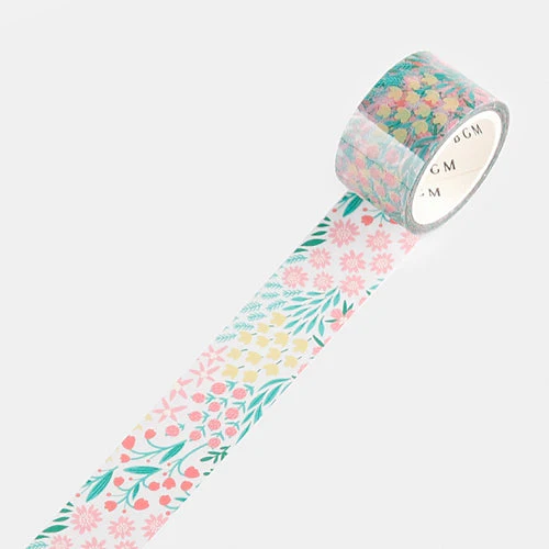 BGM Clear Tape Flower Colorful - Image 2
