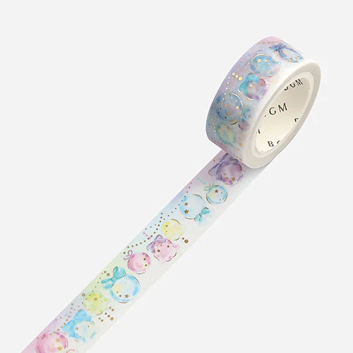BGM Decorated Bubbles Foil Stamping Washi Masking Tape BM-LGCA081 - Image 2