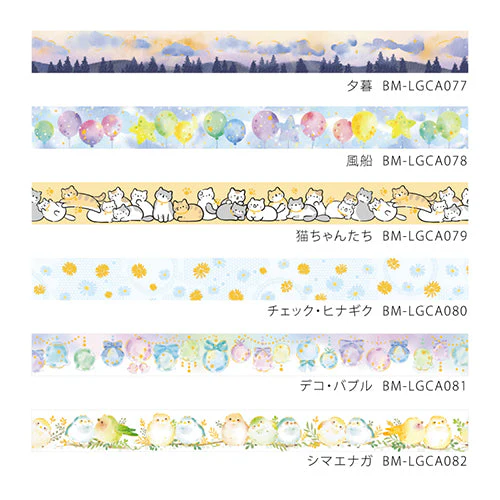 BGM Decorated Bubbles Foil Stamping Washi Masking Tape BM-LGCA081 - Image 7