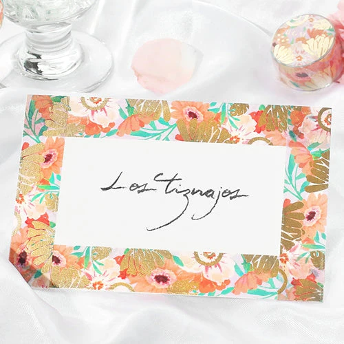 BGM Flower Melody Gerbera Washi Masking Tape - Image 4