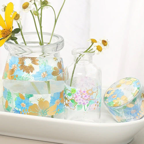 BGM Flower Melody Gerbera Washi Masking Tape - Image 5