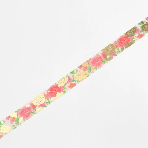 BGM Flower Melody Rose Washi Masking Tape - Image 3