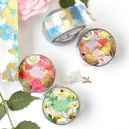 BGM Flower Melody Rose Washi Masking Tape - Image 6