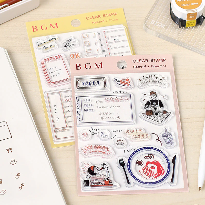 BGM Record / Fitness Clear Stamps - Image 5