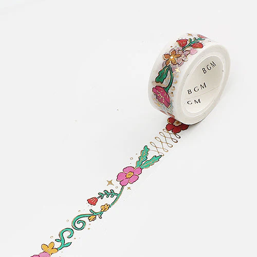 BGM Retro Arabesque Washi Masking Tape BM-SPRR005 - Image 2