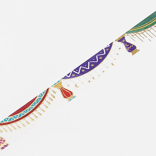 BGM Retro Curtain Washi Masking Tape BM-SPRR004 - Image 3