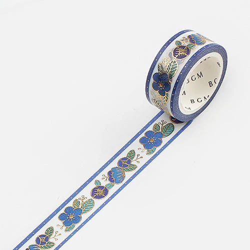 BGM Retro Navy Washi Masking Tape BM-SPRR006 - Image 2
