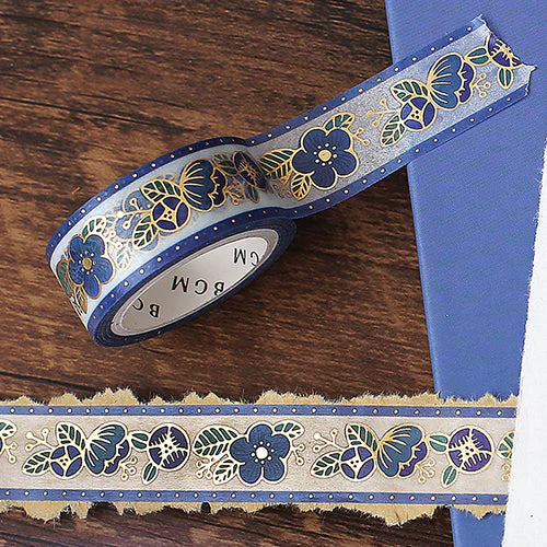 BGM Retro Navy Washi Masking Tape BM-SPRR006 - Image 4