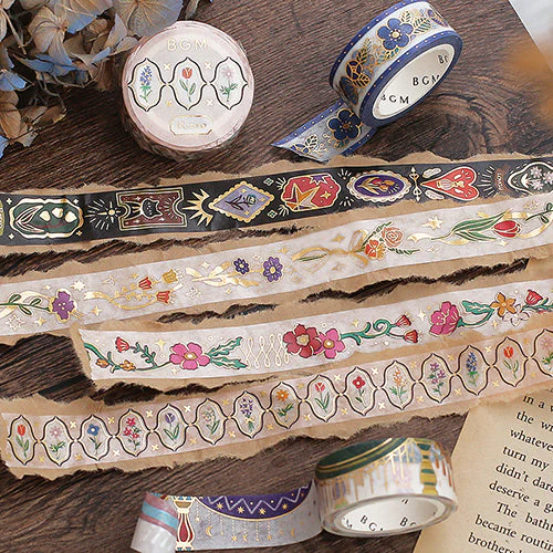 BGM Retro Navy Washi Masking Tape BM-SPRR006 - Image 6