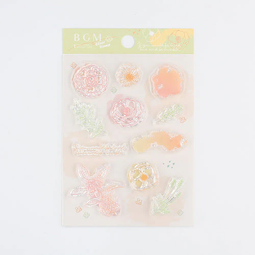 BGM Secret Garden Clear Stamps