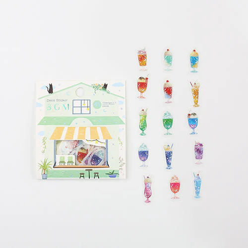 BGM Stock Cream Soda Flake Stickers (15 designs x 3 pcs) - Image 2