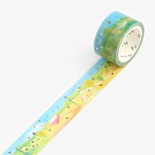 BGM Walkway in the Countryside Washi Masking Tape BM-SPRW010 - Image 2