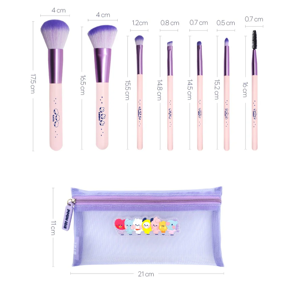BT21 Minini Makeup Brush Set - Image 5