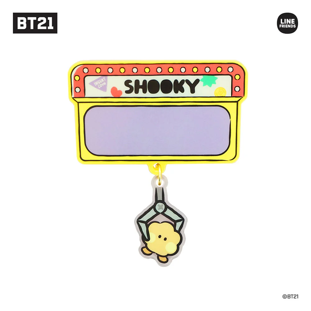 BT21 Minini Pin Badge with Letters - Image 11