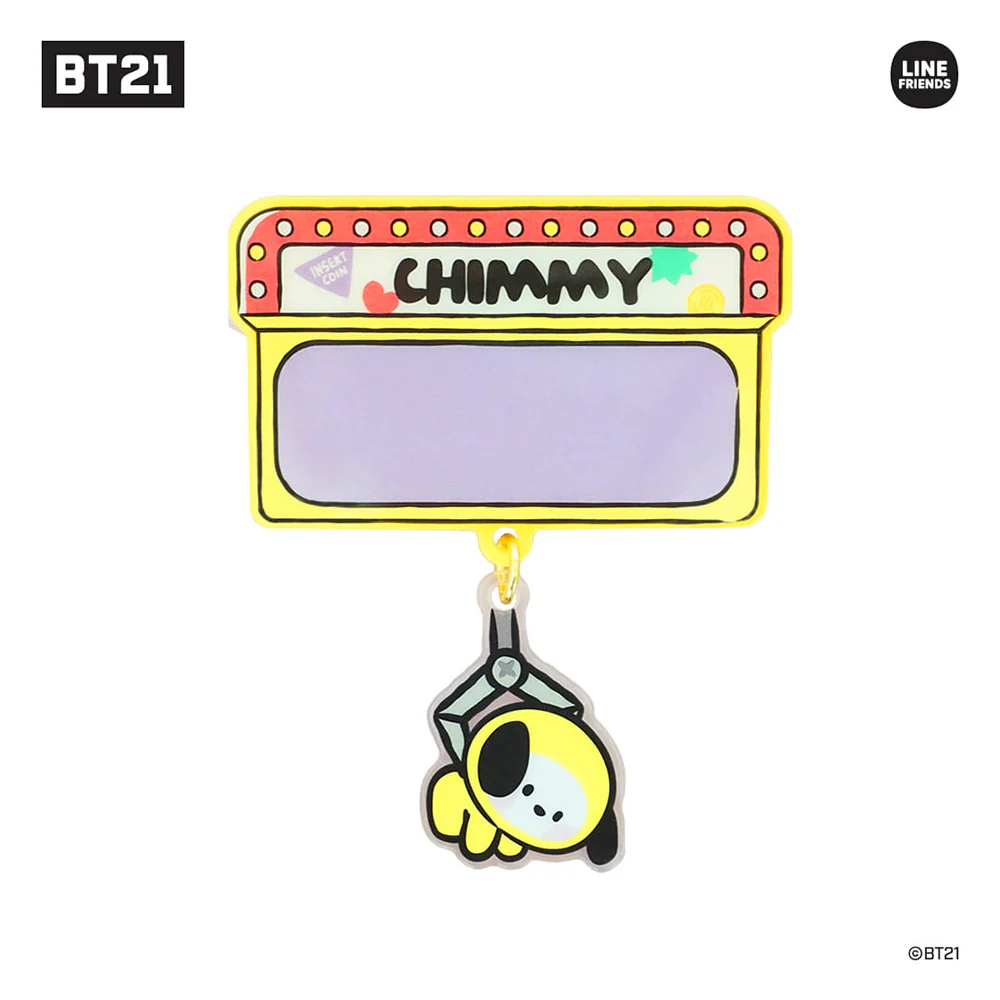 BT21 Minini Pin Badge with Letters - Image 6