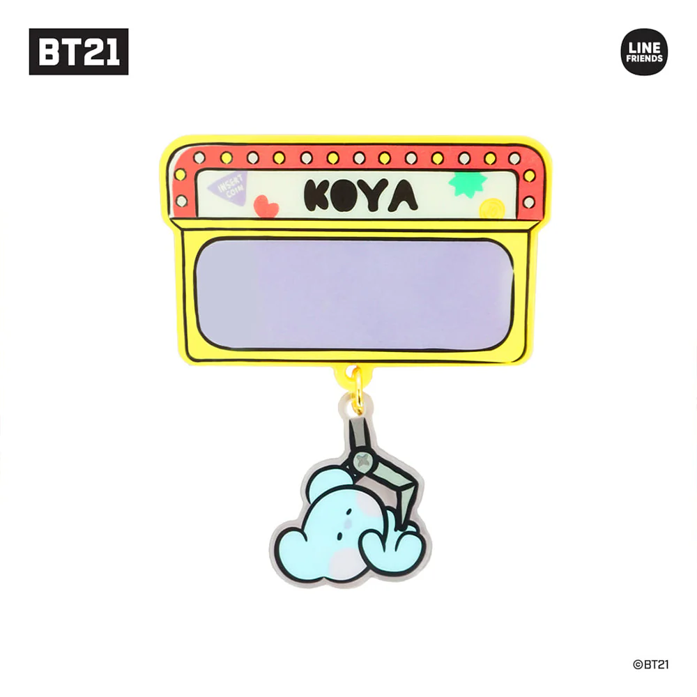 BT21 Minini Pin Badge with Letters - Image 8