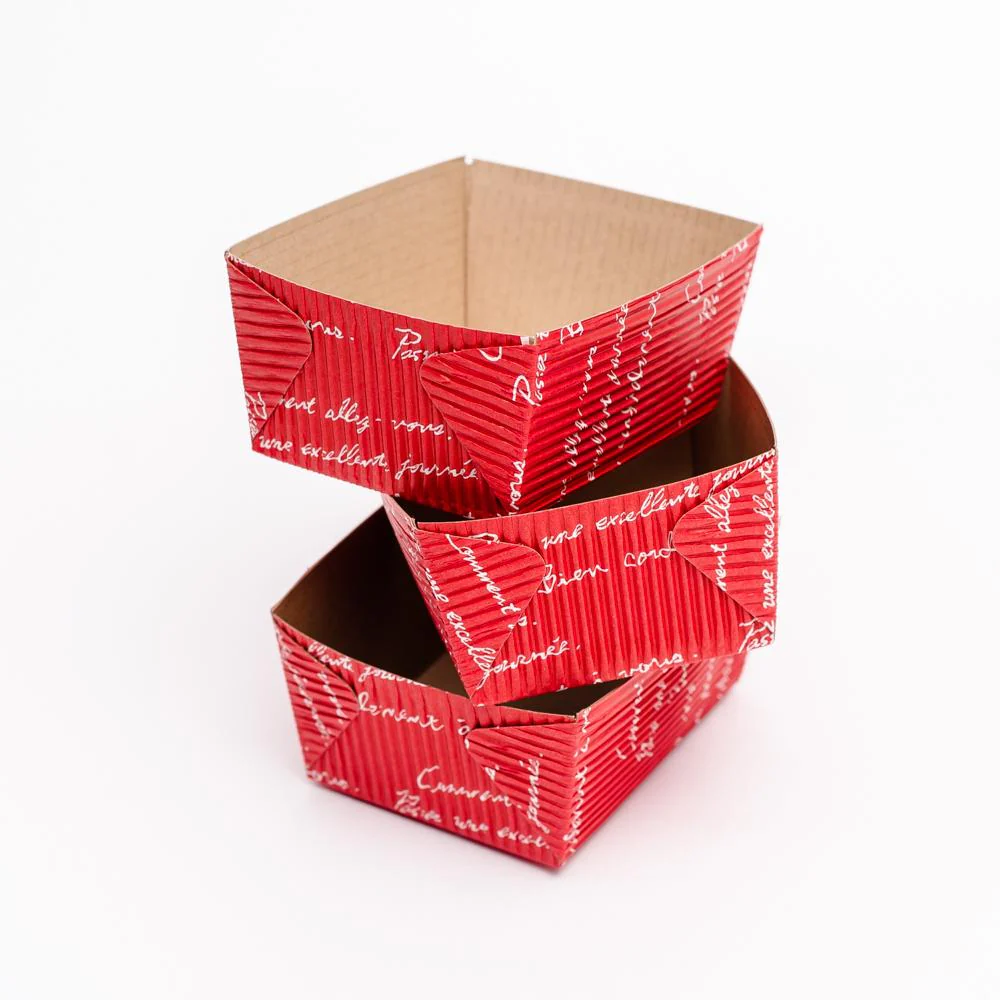 Amifa Cake Molds (Pound Cake/Typography/Red/8.5x6.5x4.5cm (3pcs)) - Image 5
