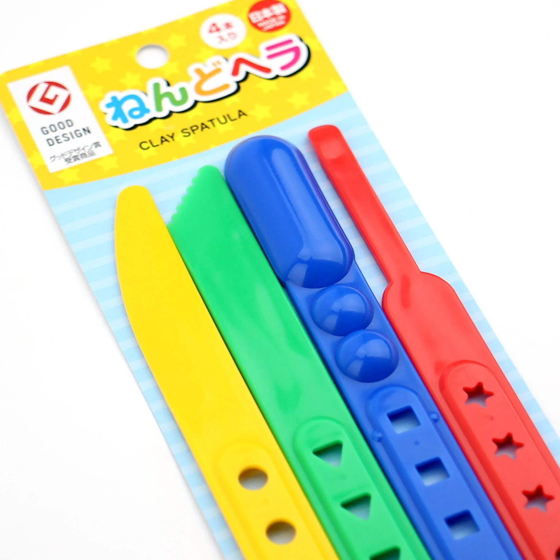 Clay Spatula (PP/Clay/4xCol/4pcs) - Image 4