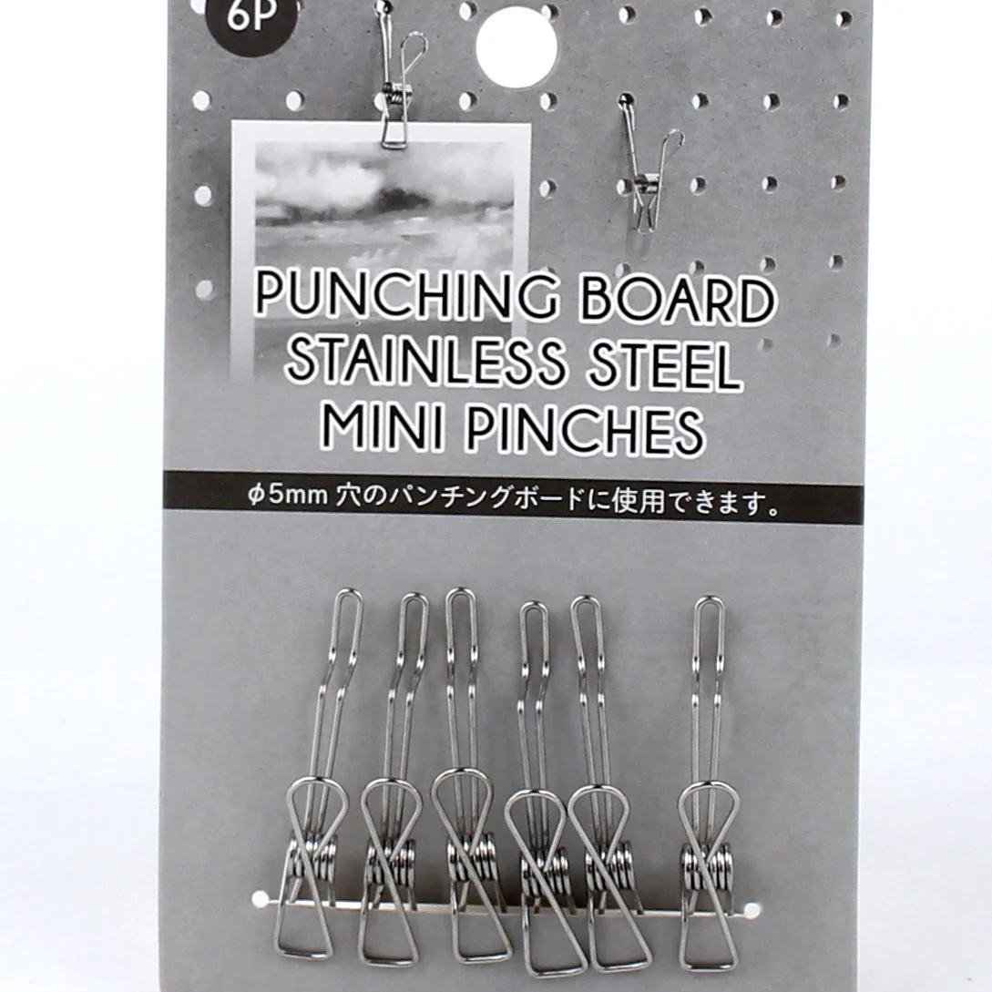 Puching Board Stainless Steel Mini Pinches Clips - Image 2