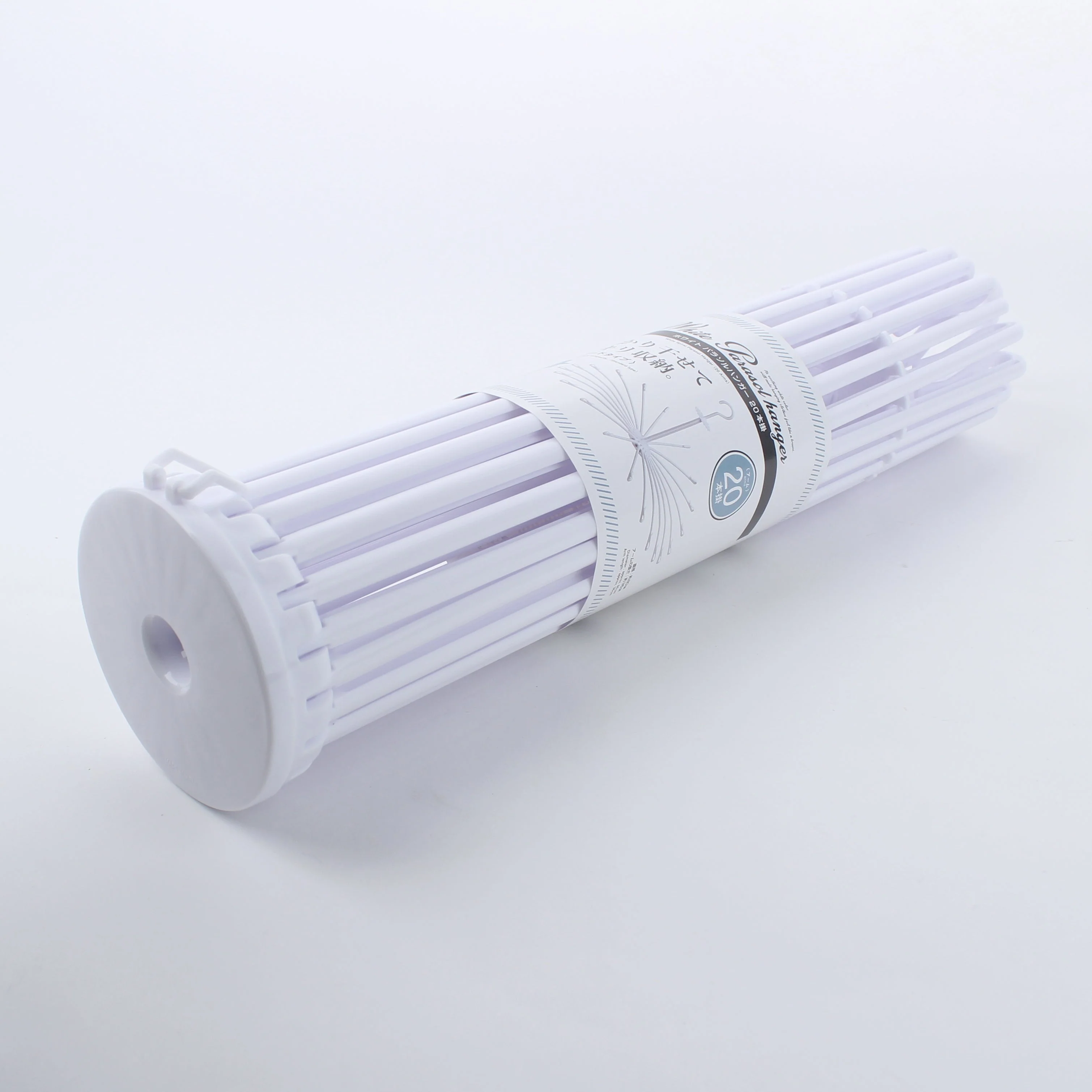 Kokubo Parasol-Shape Fodable Clothes Hanger (White) - Image 7