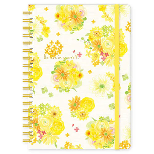 Clothes-Pin Nami Nami With Band Spiral 5mm Grid Graph Ruled Notebook - Image 3