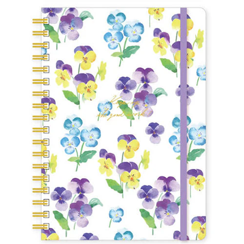 Clothes-Pin Nami Nami With Band Spiral 5mm Grid Graph Ruled Notebook - Image 5