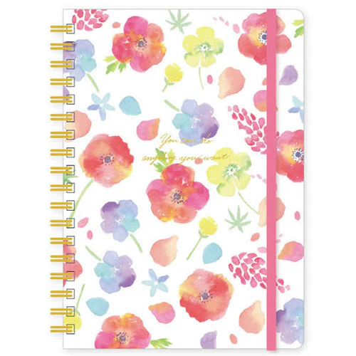 Clothes-Pin Nami Nami With Band Spiral 5mm Grid Graph Ruled Notebook - Image 7