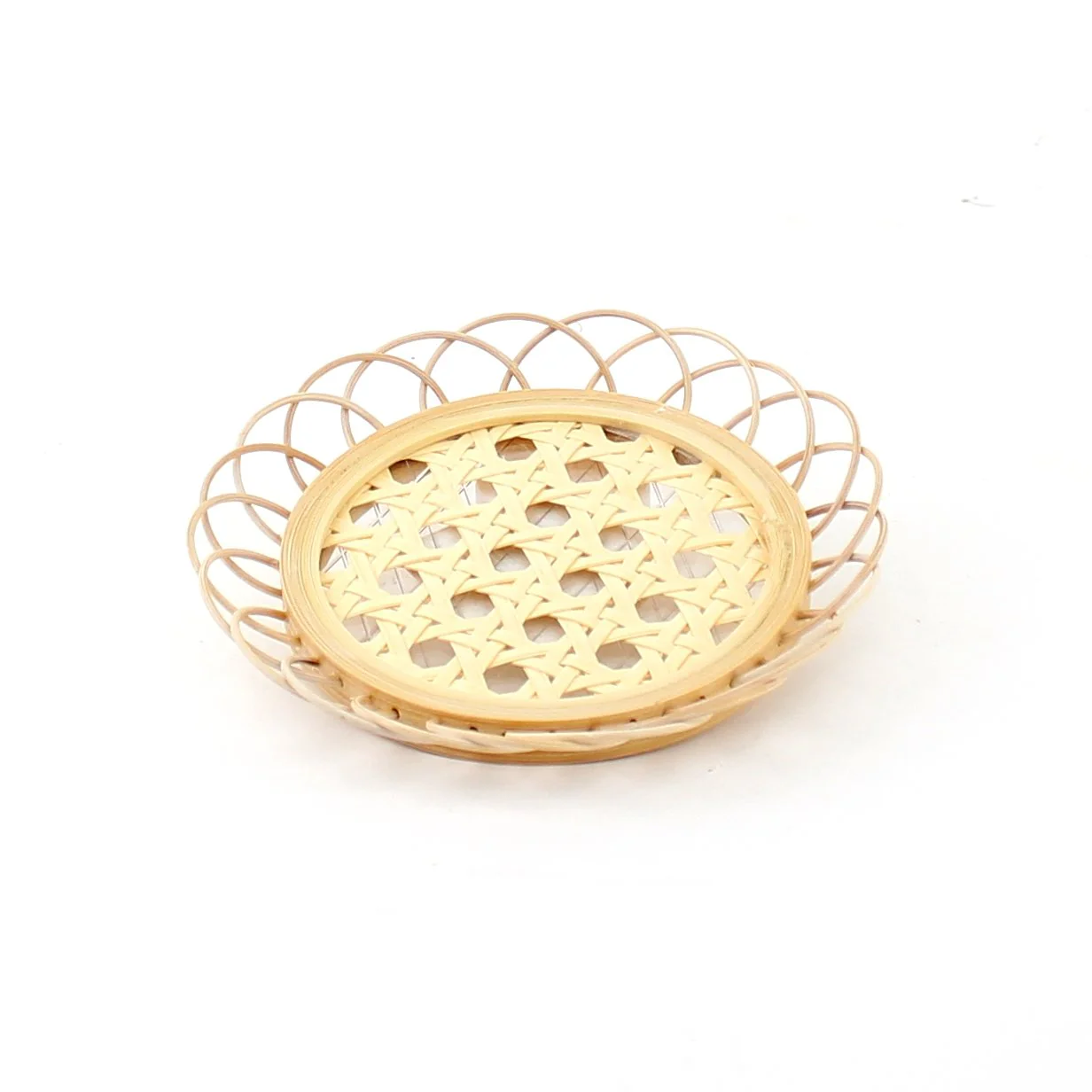 Coaster (Mesh/Hexagonal/WT/d.11.5x1.5cm) - Image 3