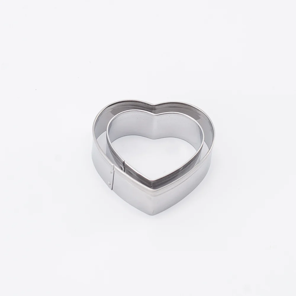 Cookie Cutters (Heart/2pcs) - Image 3