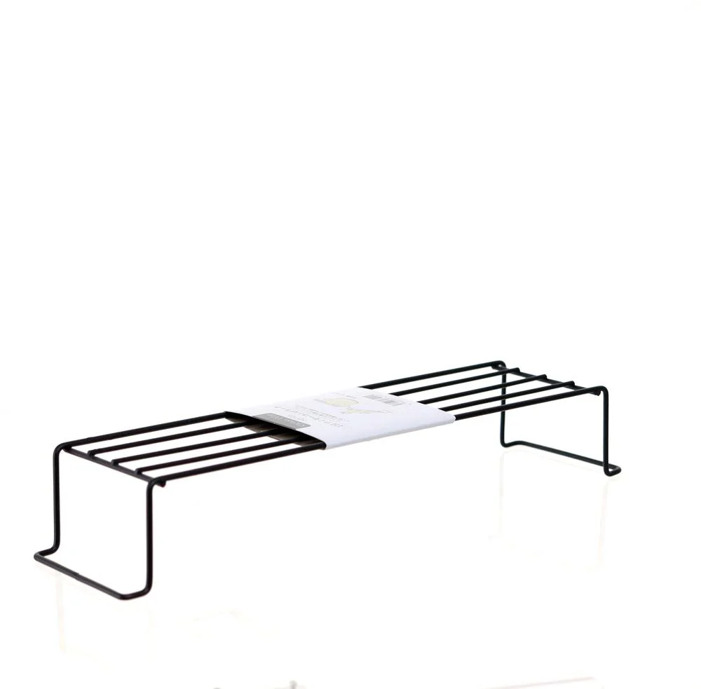 Cooktop Side Rack (Black/8x32.5x5cm) - Image 2