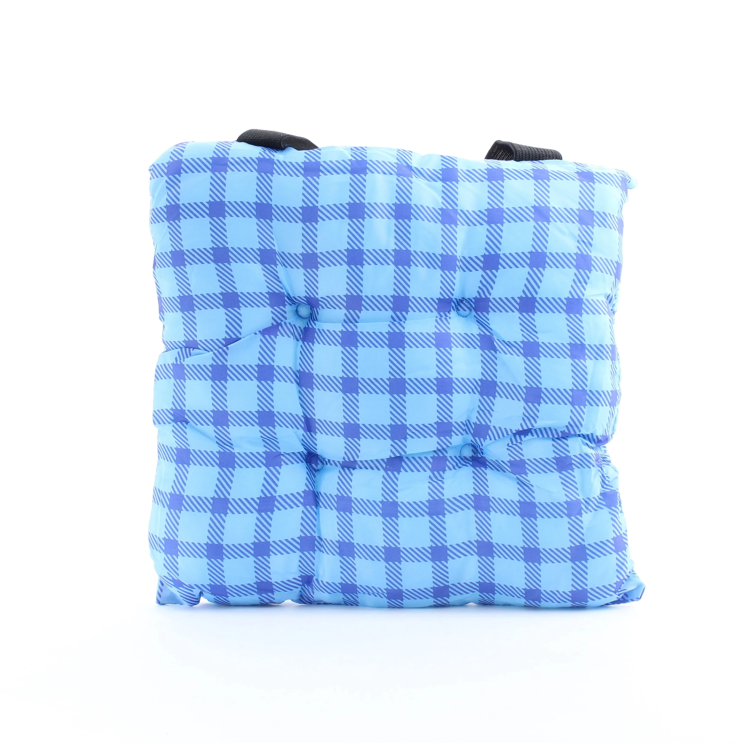 Blue Gingham Children Cushion - Image 3