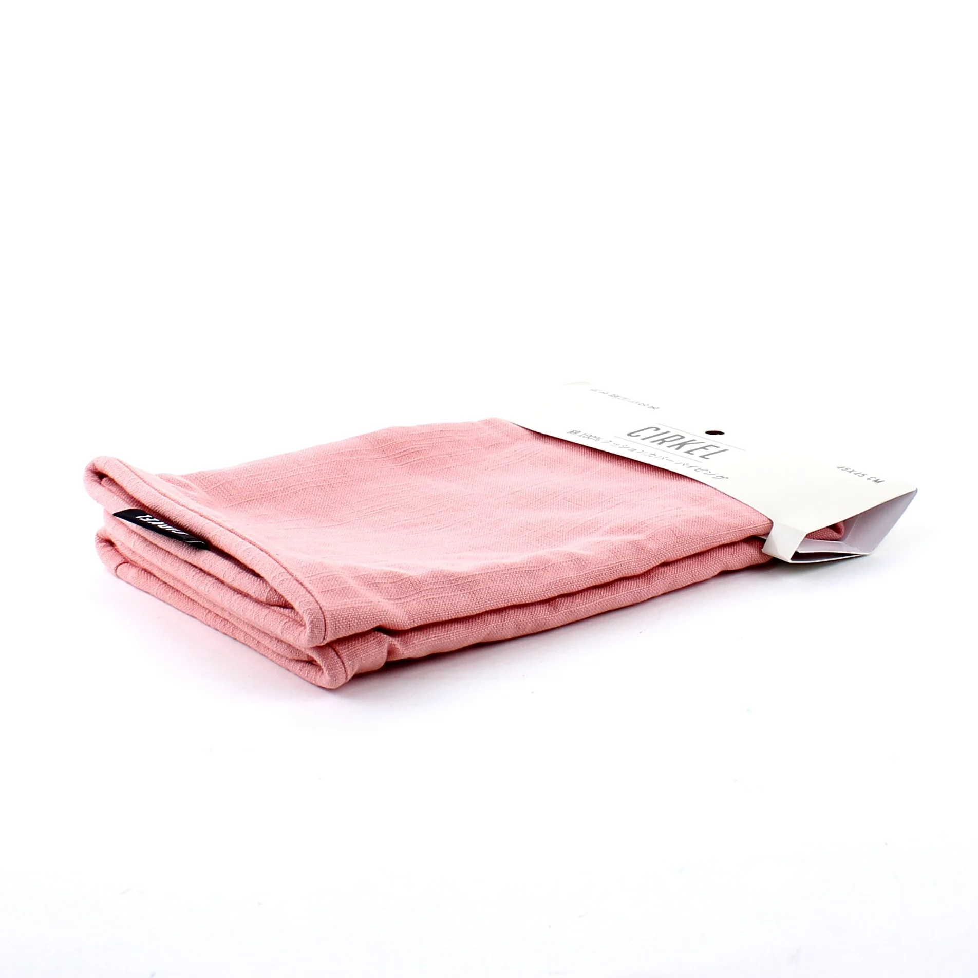 Pink Throw Pillow / Cushion Cover with Piping (45x45cm) - Image 5