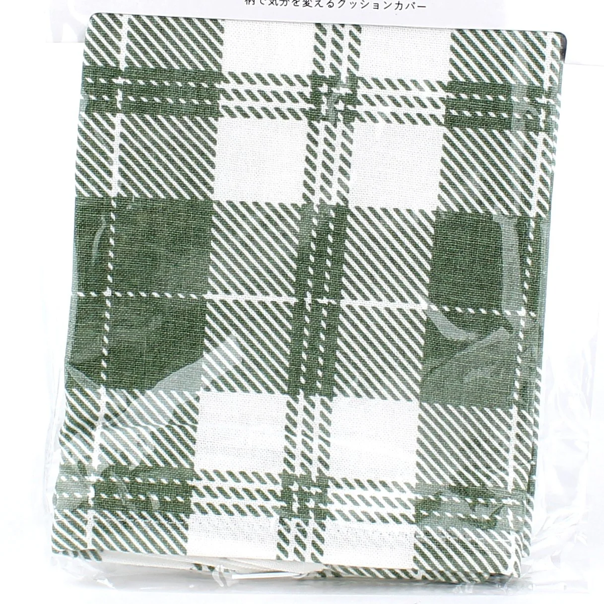 Plaid Throw Pillow / Cushion Cover (45x45cm) - Image 2