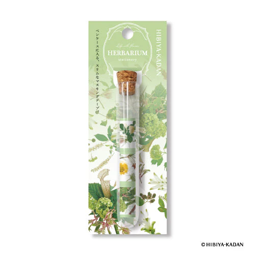 Daigo d.1.6cm 10.7cm Herbarium 3 Patterns In Tube Washi Masking Tape N1901