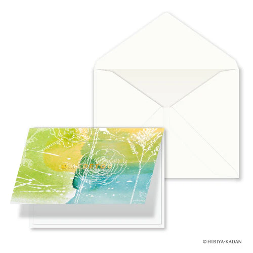 Daigo Greeting Card Hibiya Hanada Greeting Card Ranunculus 1 - Image 2
